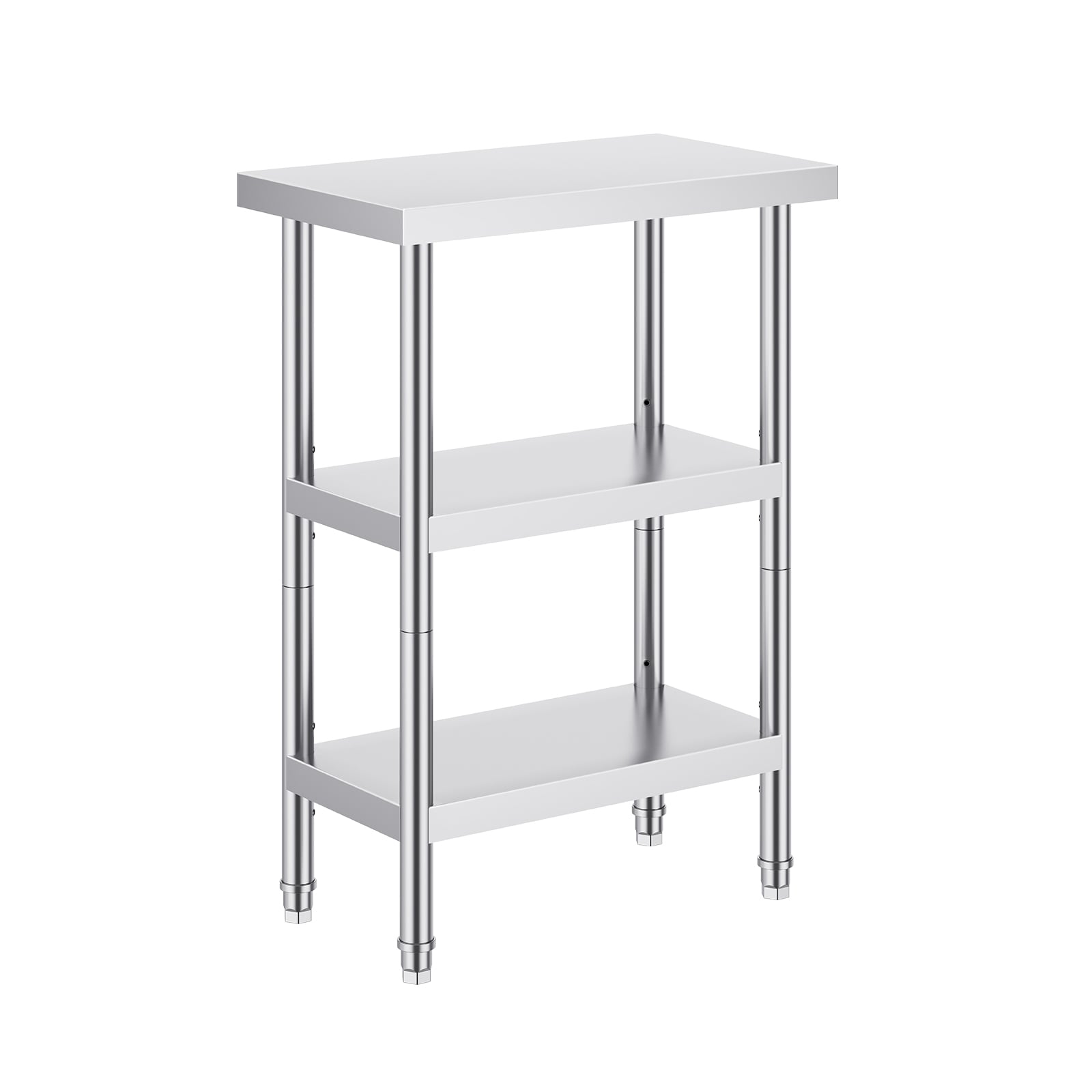 Stainless Steel Prep Table Commercial Kitchen Work Bench Metal_voghion.com